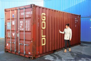 20 Ft gebruikte zeecontainer