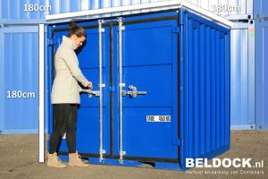 Afmetingen Opslagcontainer 6 ft