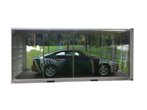 Glazen container 20ft